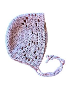 Handmade 3-6 Month Merino Wool Bonnet
